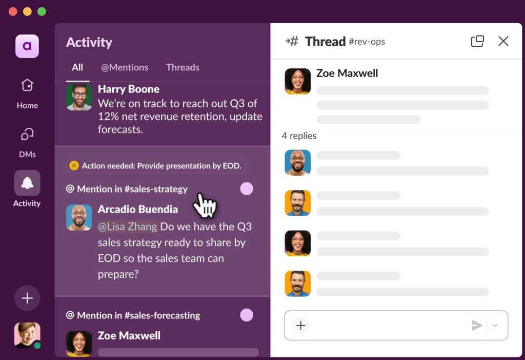 Slack Action Items