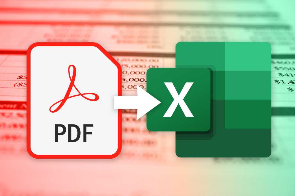 cw pdf to excel